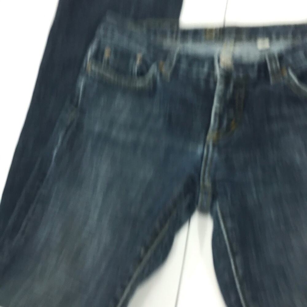 Bebe Carmen Interlk Bootcut Jeans Dark Blue Size 29 Petite - Picture 3 of 9